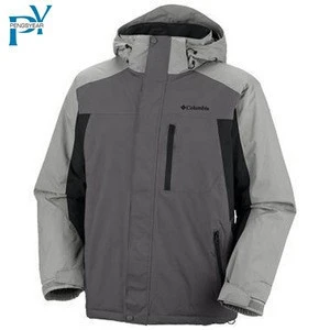 Professional man windbreaker color matching polyester winter mens waterproof jacket winter coat