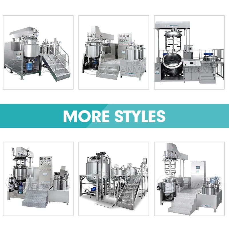 professional pharmaceutical industry making machine salve ointment syrup oral liquid solution vacuum emulsifier mixer machine