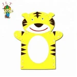 Professional services hand tiger puppets for children