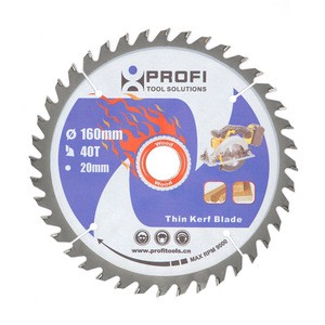 Profitools new UV print surface Ultra Thin-Kerf Design 160mm TCT Saw Blade For wood cutting