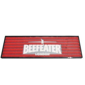 Promotional Custom barware Antiskid led pvc bar mat