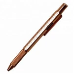Promotional exactly measure many colors rose gold multi function tool caliper pen