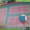 Promotional top quality pp interlocking badminton court size in meters
