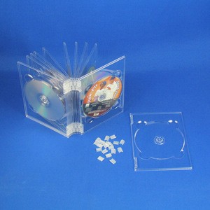 PS material DVD digi pack tray for media packaging