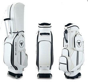 PU bag customized golf bag and golf bag with wheels
