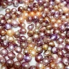 Purple Color Irregular Shape Baroque Pearls  Natural Half Hole/No Hole Freshwater Baroque Beads Wholesale Price Per Piece