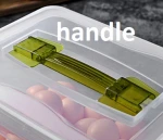 PUYE 4600ML rectangle plastic food container with handle
