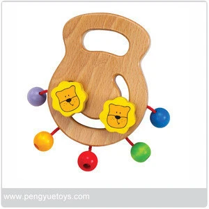 PY1343 Wooden baby toys,soft toy baby rattle,From Eagle Creation Toys