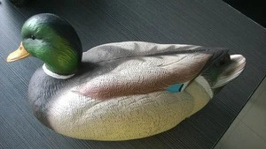 R1301 floating Duck hunting decoy with green head, plastic hunting decoys for sale