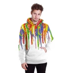 Rainbow Colorful Apparel Stock Hoodie