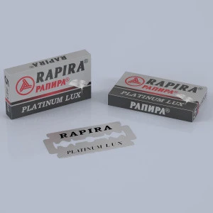 Rapira Platinum double edge razor blades