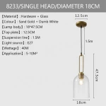Rattan ball hotel round accessories industrial gold chandeliers bubble frosted glass ball pendant lamp