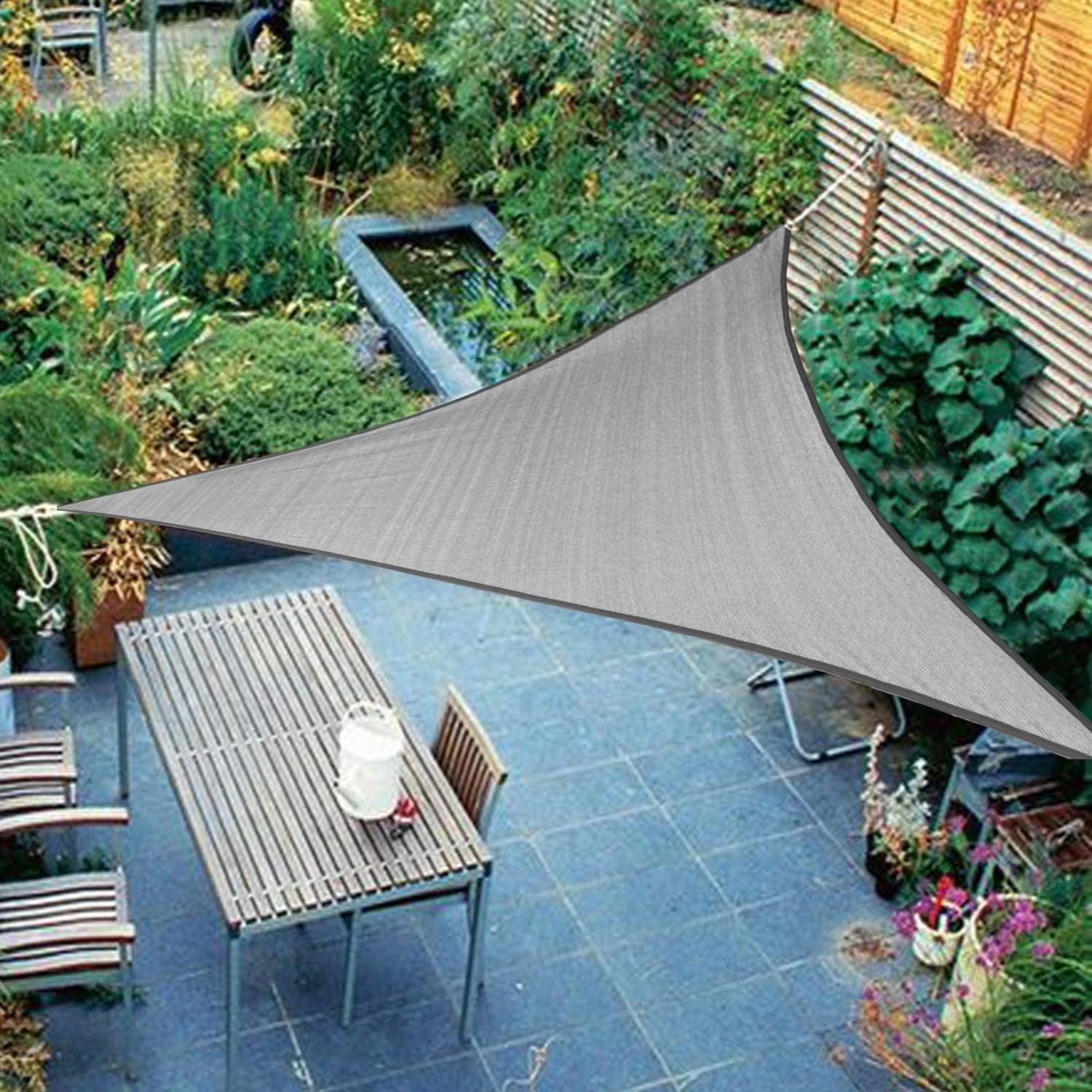 Reador Retailer Rectangle Outdoor Patio Restaurant Cafe Hotel Triangle Sun Shade Sail