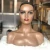 Import realistic female mannequin head with shoulders african female mannequin head from China