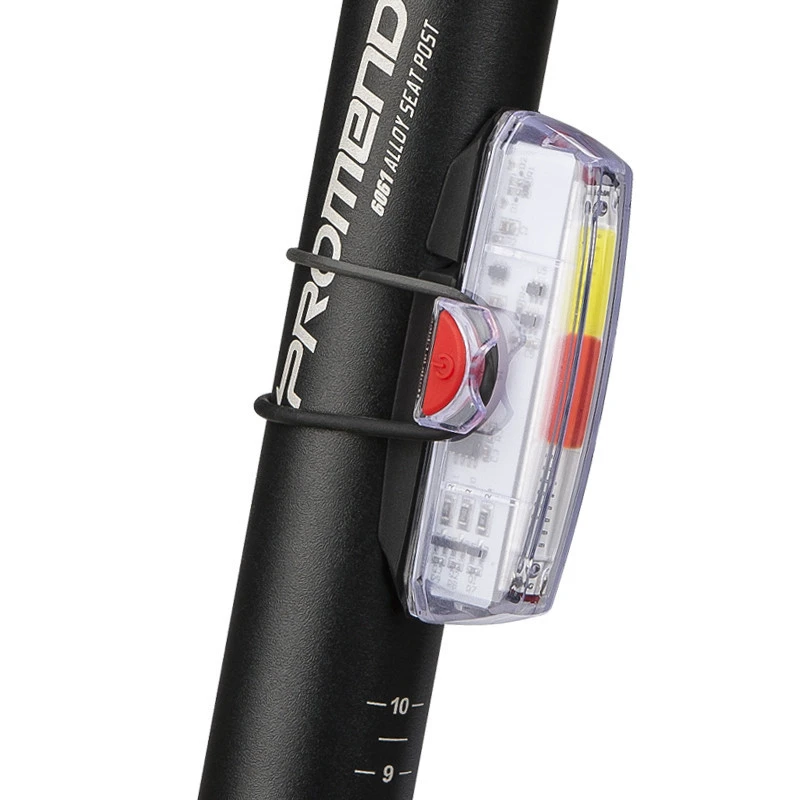 RECHARGEABLE BICYCLE LIGHT FOR MOUNTAIN BIKE USB WARNING LIGHT  2 COLORS BICYCLE REAR LIGHT