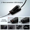 Rechargeable LED USB Book Light Reading Light Flexible Book Lamp Dimmer Clip On Table Desk Lamp For Notebook Laptop PC Computers