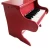 Red 7-key black +11-key white children&#39;s piano Wooden Piano