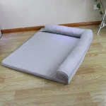 Red 7 Pillow Top Orthopedic For Large Couch Pet amp Cats Mattress Sofa-style Plrush Fur Material Fuax Eco Friendly Dog Bed