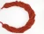 Import RED CORAL DRUM BEADS 3 MM STRANDS from Italy