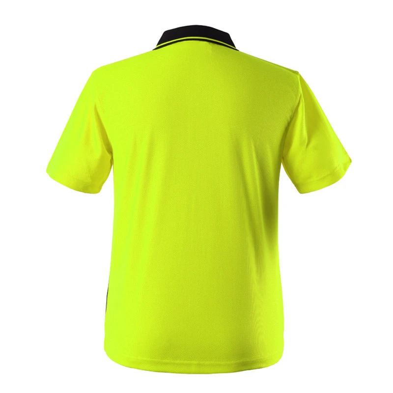 Reflective Lightweight Security Reflective Orange Safety Polo Shirt Clothing