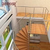 residential steel stairs / internal wooden stairs / small space stairs