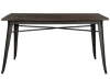 restaurant furniture wood rectangle dining table fashion design