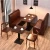 Import Restaurant Industrial vintage rural style metal rectangle table cafe chair used restaurant furniture from China