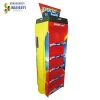 Retail promotion cardboard floor display stand, carton display shelf, paper display rack