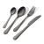 Import Reusable elegant wedding stainless steel cutlery set gold flatware with box from China