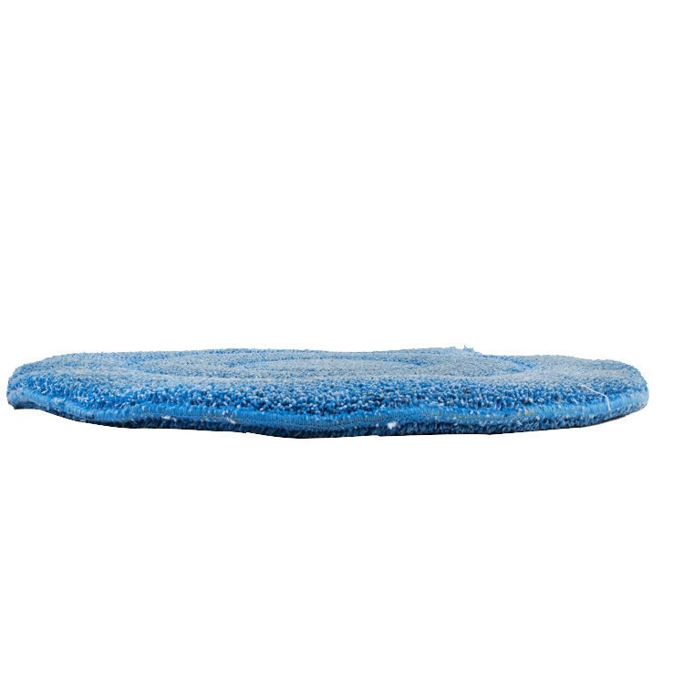 reusable round microfiber carpet bonnet pad steam mop pads super sponge floor dust mop refill polishing mop head