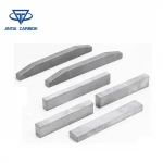Rock Crushing Tool Part Tungsten Carbide Flat Bar Stone Hammer Crusher Sand Maker VSI Rotor Tip