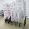 Roll Up L Banner Stand For Advertising With Light Weight And Adjustable Banner Stand For Custom Made
