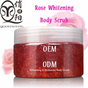 rose remove dead skin whitening whitening spa  body scrub  for the whole body