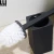 Import Rubber black square toilet brush holder Europe style stainless steel floor standing holder from China