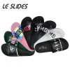 Rubber Footwear Designer Flip Flops High Quality Slides Custom Logo PVC Summer Beach Slippers for Men