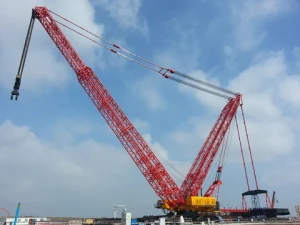 Ruble acceptable China Top Brand High Stability 150Ton Hydraulic Crawler Crane SCC1500 With Multifunctional Boom System  Sale for Argentina Russian configuration