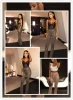 Runwaylover 6250 Hollow Out Solid Wide Leg Casual Pant Loose Women Trousers