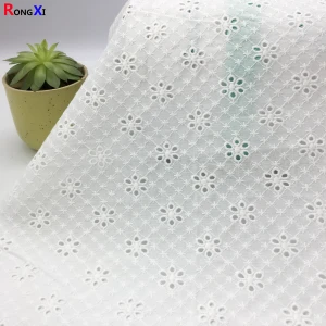RXF0572 Hot Selling nylon Voile Swiss Cotton Lace Fabric