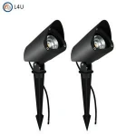 SAA ETL cETL TUV Spike Spotlight COB Garden LED Outdoor Solar LED Garden Flood Light for Garden Lighting