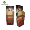SAFEKA Retail Trade Show Floor Display Stand Corrugated Assemble Retail Cardboard Display Rack for Coffee