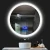 Import Sandblasted Illuminated Led Lighted Bath Mirror Round Led Bathroom Mirror from China