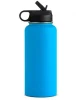 SANMI Bicycle Sports Water Bottles Stainless Steel Vacuum Thermos Water Bottles With Straw