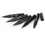Saviland 3 in 1 Portable One Step Fast Dry Nail Polish 24 Mirror Color Fashion Nail Gel Pen