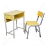 School Classroom Student Study Single  Desk and Chair Set with Front Board