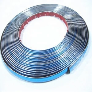 self adhesive chrome strips. exterior accessories for car door and furniture