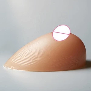 Self Adhesive Fake Boob Drop Shape Silicone Breast Form for
