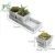 Import Set of 3 Artificial Plants in Rustic Wood Planter Boxes with 11-Inch Display Tray from China