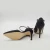 Import sexy ankle strap glitter pointed toe cow leather suede high heel women shoes 2018 party wear dress shoes from China