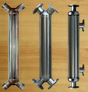 Shell And Tube Heat Exchanger Copper Tube Water Cooler Oil Cooler For Injection Mould Machine
