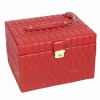 Shero Professional Portable Jewelry Storage Case Pu Leather Jewelry Display Case Organizer Jewelry Storage Box